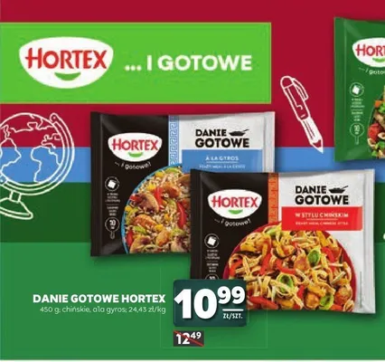 Danie gotowe Hortex a'la gyros promocja w Stokrotka