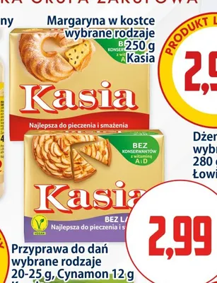 Margaryna w kostce Kasia promocja w Kupiec