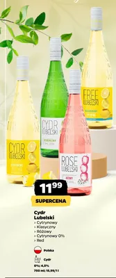 Cydr Lubelski Cytrynowy promocja w Netto