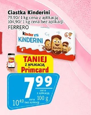 Ciastka Kinderini promocja w Prim Market
