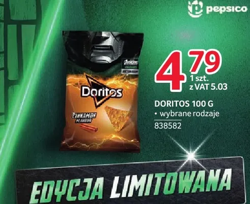 Chipsy Doritos Cinnamon Flavour promocja w Selgros