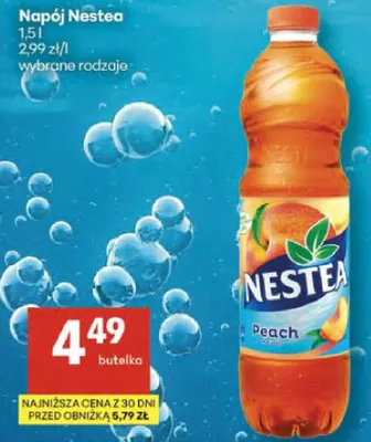 Napój Nestea Peach promocja w Delikatesy Centrum