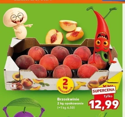 Brzoskwinie promocja w Kaufland