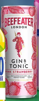 Gin z tonikiem Beefeater Pink Strawberry 4,9% promocja w Biedronka