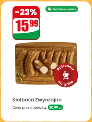 Kiełbasa Zwyczajna promocja w Dino