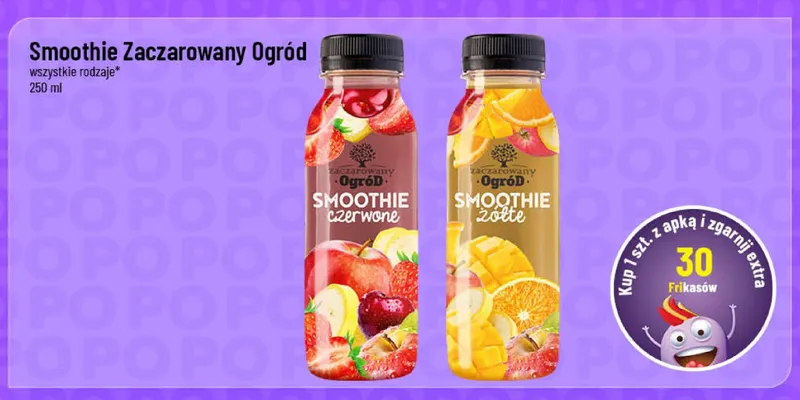 Smoothie żółte Zaczarowany Ogród promocja w POLOmarket