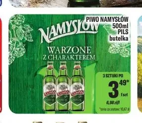 Piwo Namysłów Pils promocja w Tomi Markt