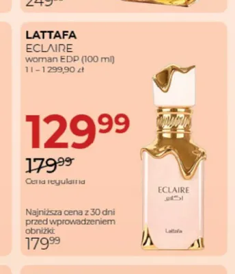 Woda perfumowana damska Lattafa Eclaire promocja w Drogerie Jawa