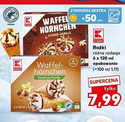 Rożki Schoko-Vanille K-Classic promocja w Kaufland