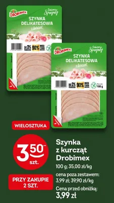 Szynka z kurczak delikatesowa promocja w Żabka