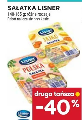 Sałatka lisner różne rodzaje promocja w Stokrotka