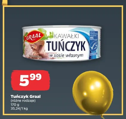 Tuńczyk Graal promocja w Netto