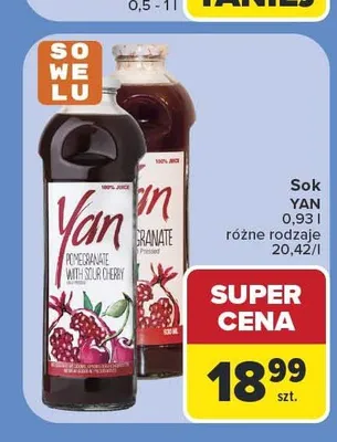 Sok Yan Granat promocja w Carrefour