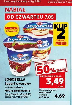 Jogurt owocowy Jogobella pieczone jabłko promocja w Kaufland