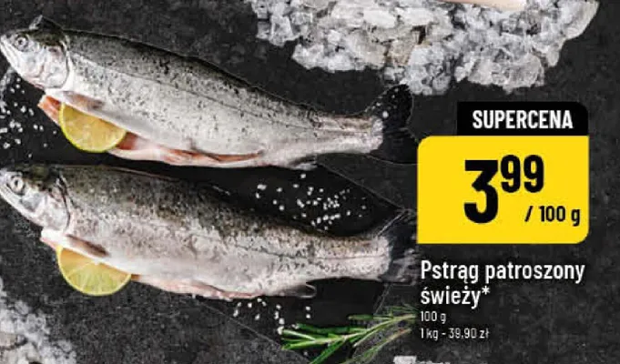 Pstrąg patroszony świeży promocja w POLOmarket
