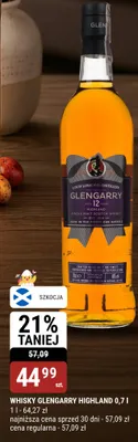 Whisky Glengarry Highland promocja w bi1