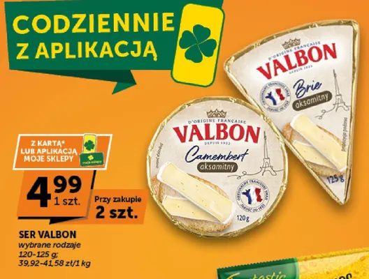 Ser Brie aksamitny Valbon promocja w ABC