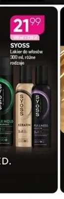 Lakier do włosów Syoss promocja w Drogerie Koliber