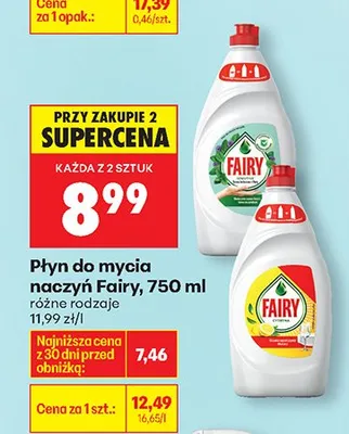 Płyn do mycia naczyń różne rodzaje promocja w Biedronka