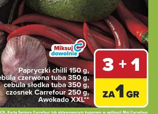 Papryczki chilli promocja w Carrefour Market