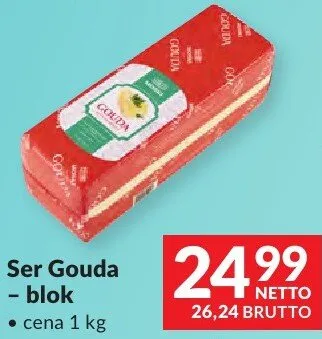Ser Gouda blok promocja w Makro