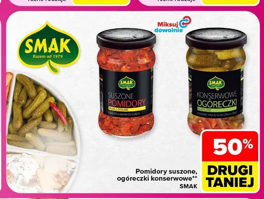 Ogóreczki konserwowe Smak promocja w Carrefour