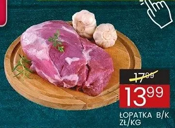 Łopatka b/k promocja w Wafelek