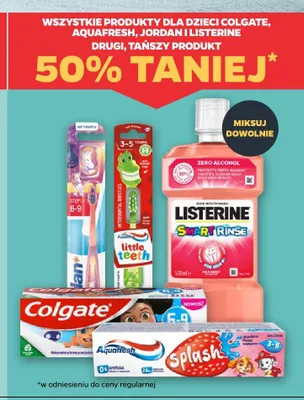 Płyn do płukania jamy ustnej dla dzieci Listerine Smart Rinse promocja w Netto