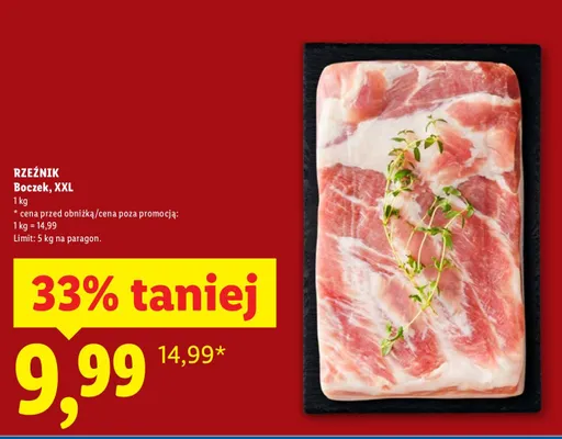 Boczek, XXL promocja w Lidl