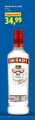 Wódka Smirnoff No. 21 promocja w Lidl