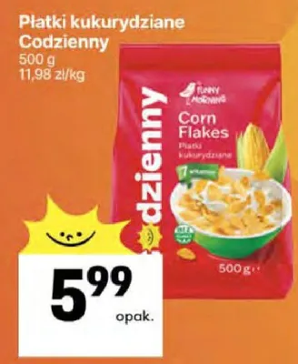 Płatki kukurydziane promocja w Delikatesy Centrum