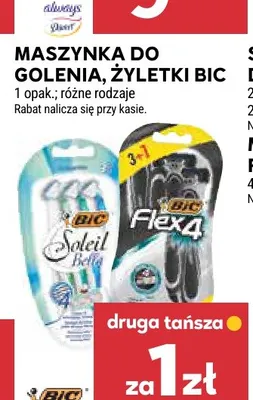 Żyletki Bic promocja w Stokrotka