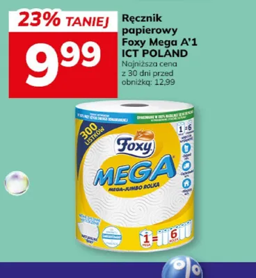 Ręcznik papierowy Foxy Mega A'1 ICT POLAND promocja w Hitpol