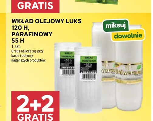 Wkład parafinowy 55 h promocja w Stokrotka