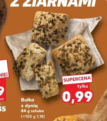 Bułka z dynią promocja w Kaufland