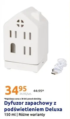 Dyfuzor zapachowy z oświetleniem Deluxa promocja w Action