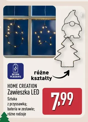 Zawieszka LED Home Creation promocja w Aldi