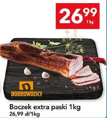 Boczek extra paski Dobrowolscy promocja w LEWIATAN