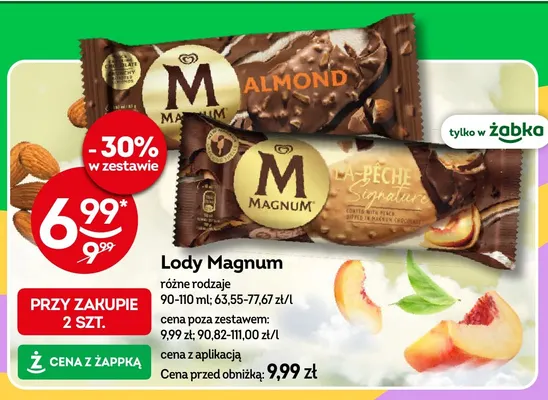 Lody Magnum La-Pêche Signature promocja w Żabka