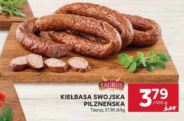 Kiełbasa swojska pilzneńska promocja w Stokrotka