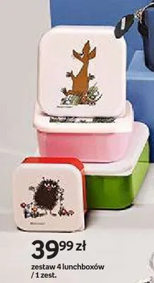 Zestaw 4 lunchboxów Moomin promocja w Empik
