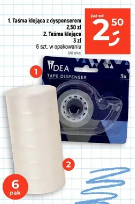 Taśma klejąca 6-pak promocja w Dealz