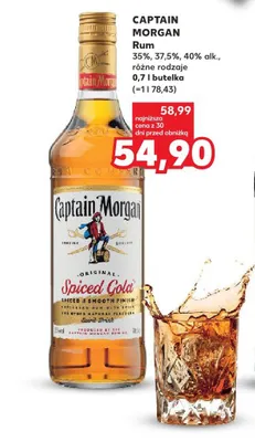 Rum Captain Morgan Original Spiced Gold promocja w Kaufland