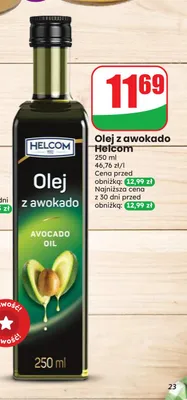Olej z awokado Helcom promocja w Dino