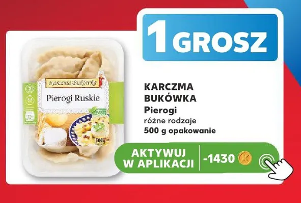 Pierogi Ruskie Karczma Bukówka promocja w Kaufland