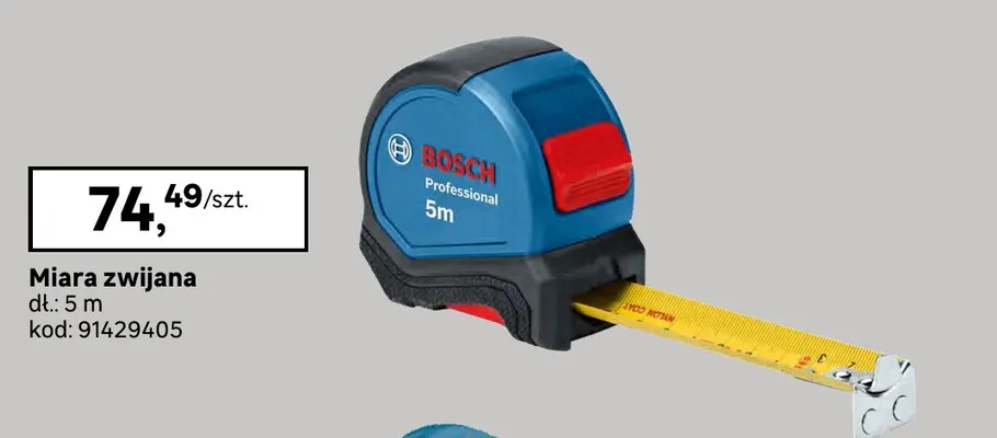 Miara zwijana Bosch Professional 5 m promocja w Leroy Merlin