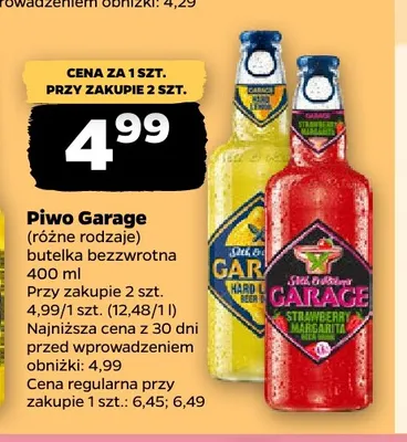 Piwo Garage Strawberry Margarita promocja w Netto
