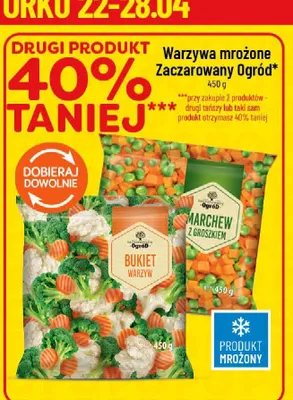 Warzywa mrożone Zaczarowany Ogród Marchew z groszkiem promocja w POLOmarket