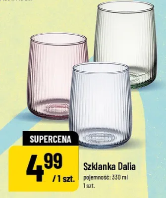 Szklanka Dalia pojemność: 330 ml promocja w POLOmarket