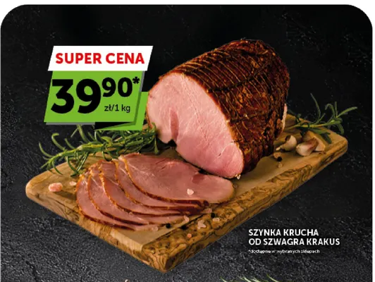 Szynka krucha Od Szwagra Krakus promocja w Euro Sklep